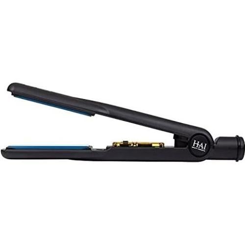 Plancha de Cerámica HAI C-001C Azul Clásico 2 en 1 con 5 Temperaturas