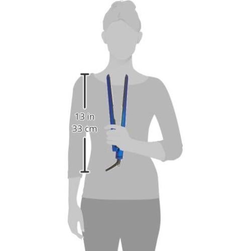 Plancha de Titanio Micro-Brillante Hot Tools 1" Azul Profesional