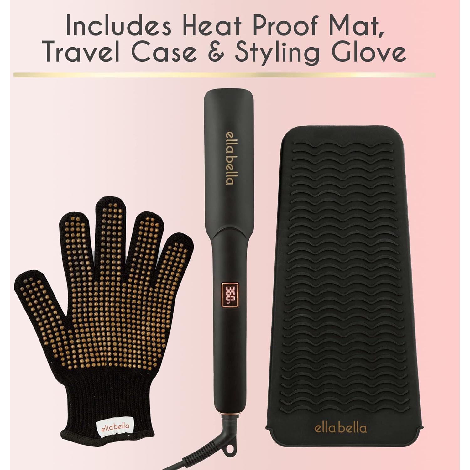 Plancha de Pelo ELLA BELLA Cerámica Digital 250-450°F