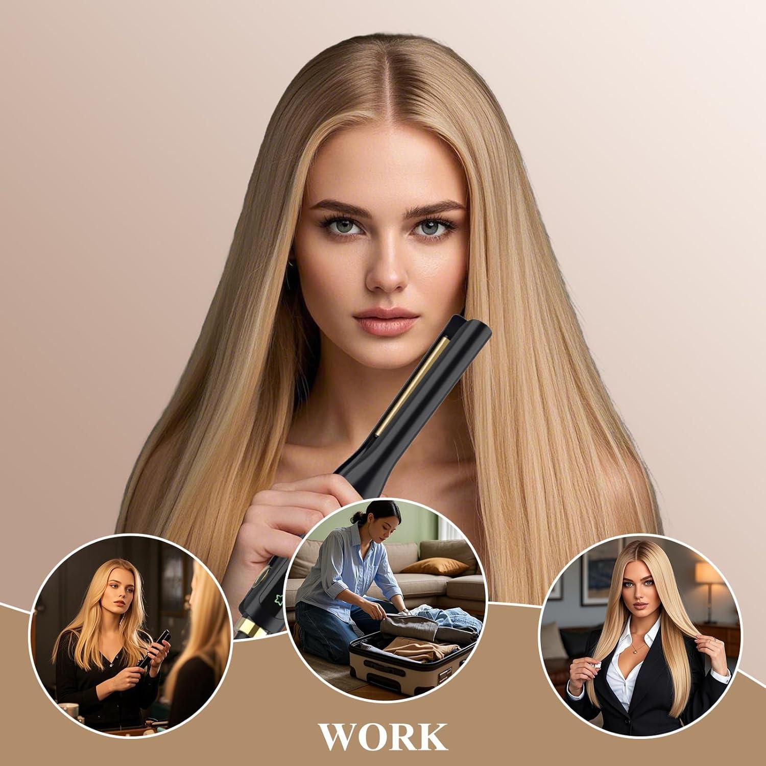 Plancha y Rizadora de Cabello 2 en 1 Arhoet 0.5" Cerámica