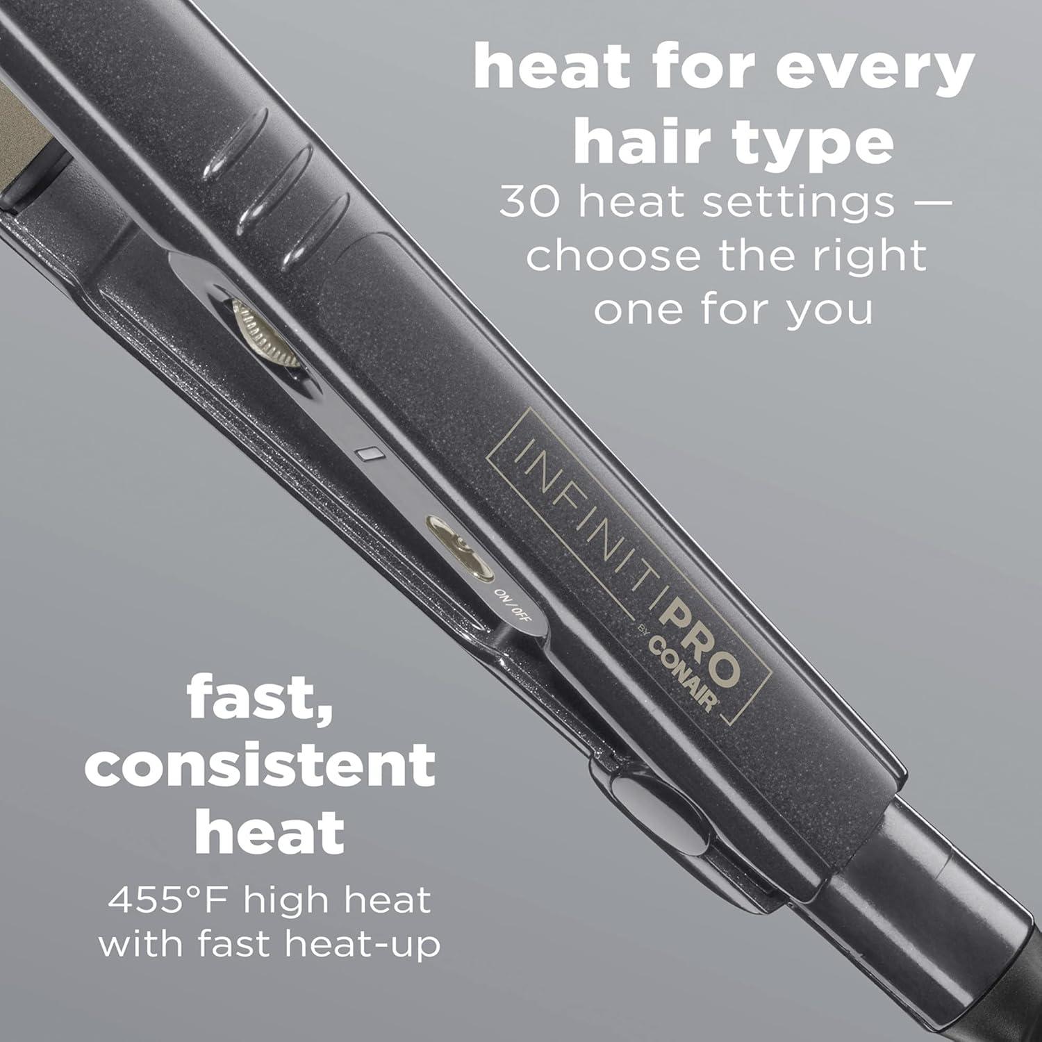 Plancha de Cerámica Tourmalina Conair CS710R 1" 230°C