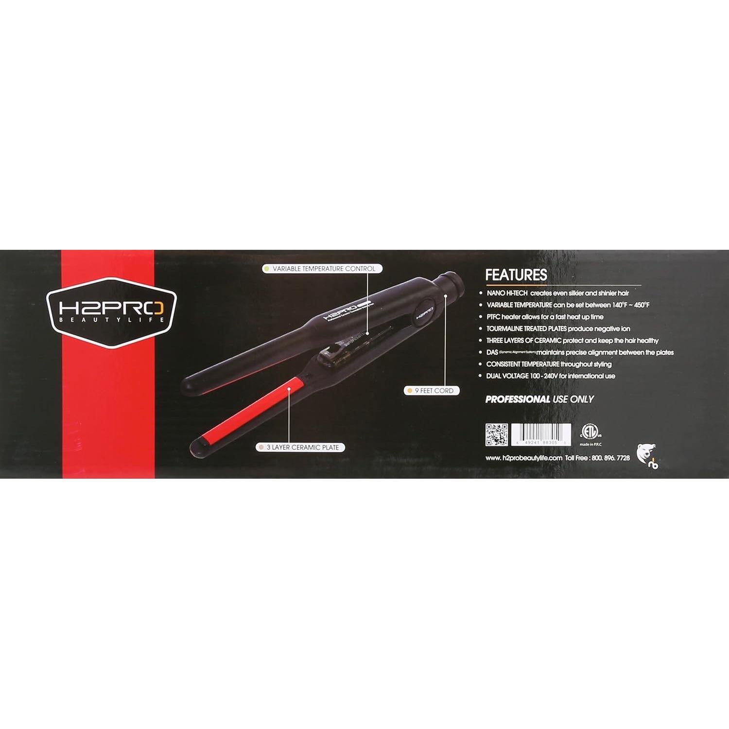 Plancha de Cerámica H2Pro Vivace 1 cm Temperatura Variable