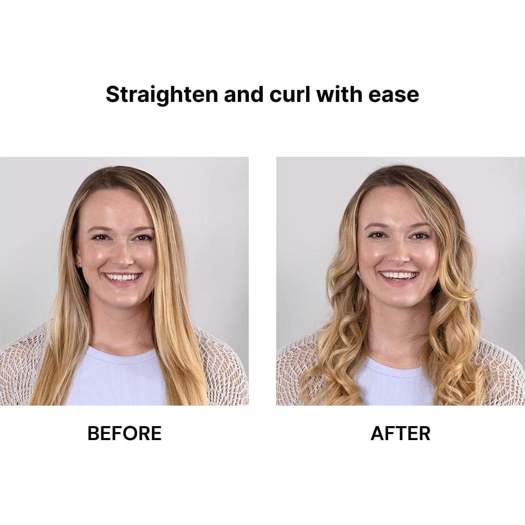 Plancha de Cabello L'ANGE HAIR Cerámica 1" Ajustable Negro