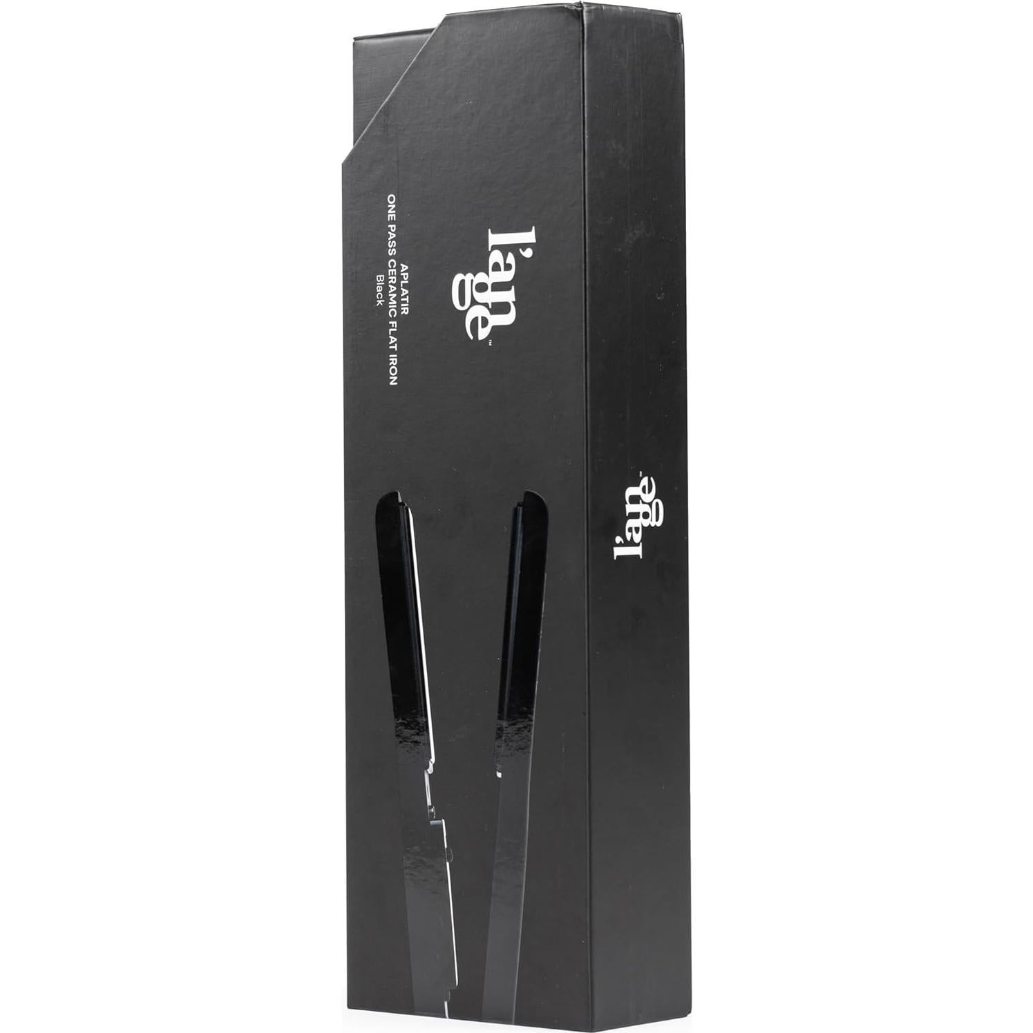 Plancha de Cabello L'ANGE HAIR Cerámica 1" Ajustable Negro