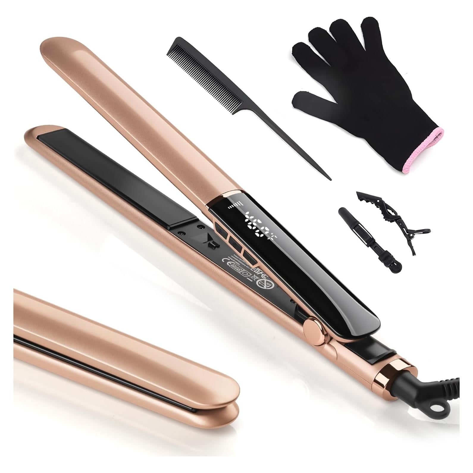 Plancha y Rizador de Pelo 2 en 1 Shenzhen Kangsheng 150-230°C