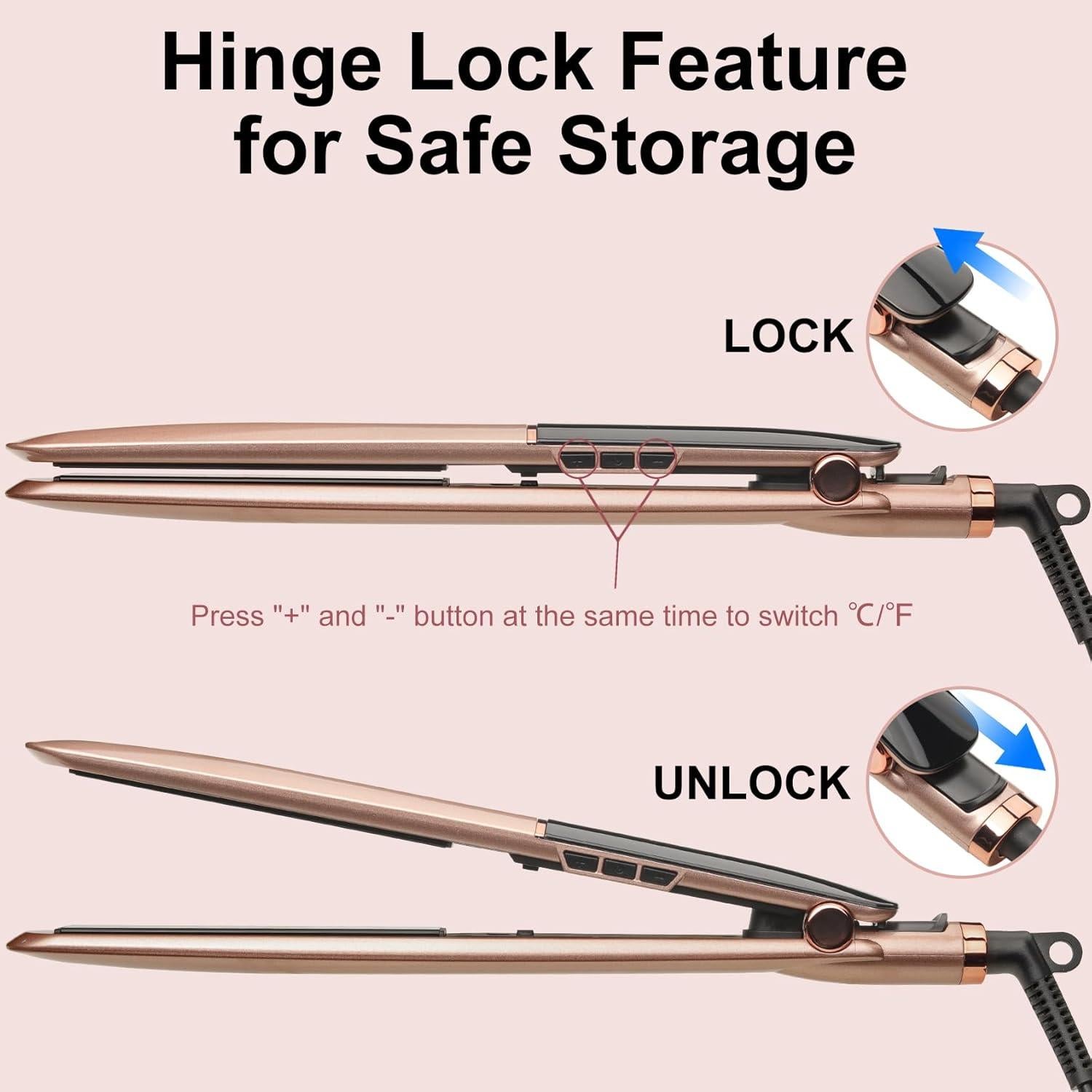 Plancha y Rizador de Pelo 2 en 1 Shenzhen Kangsheng 150-230°C