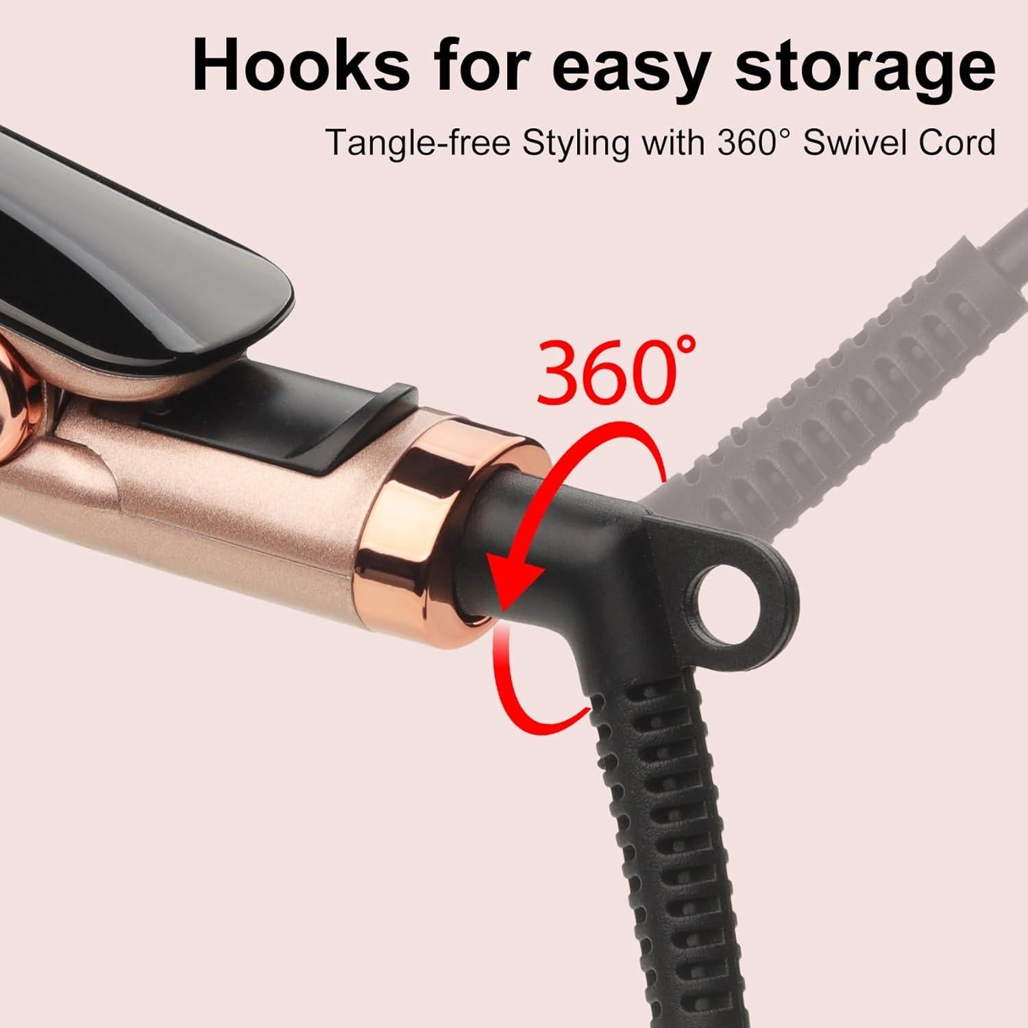 Plancha y Rizador de Pelo 2 en 1 Shenzhen Kangsheng 150-230°C