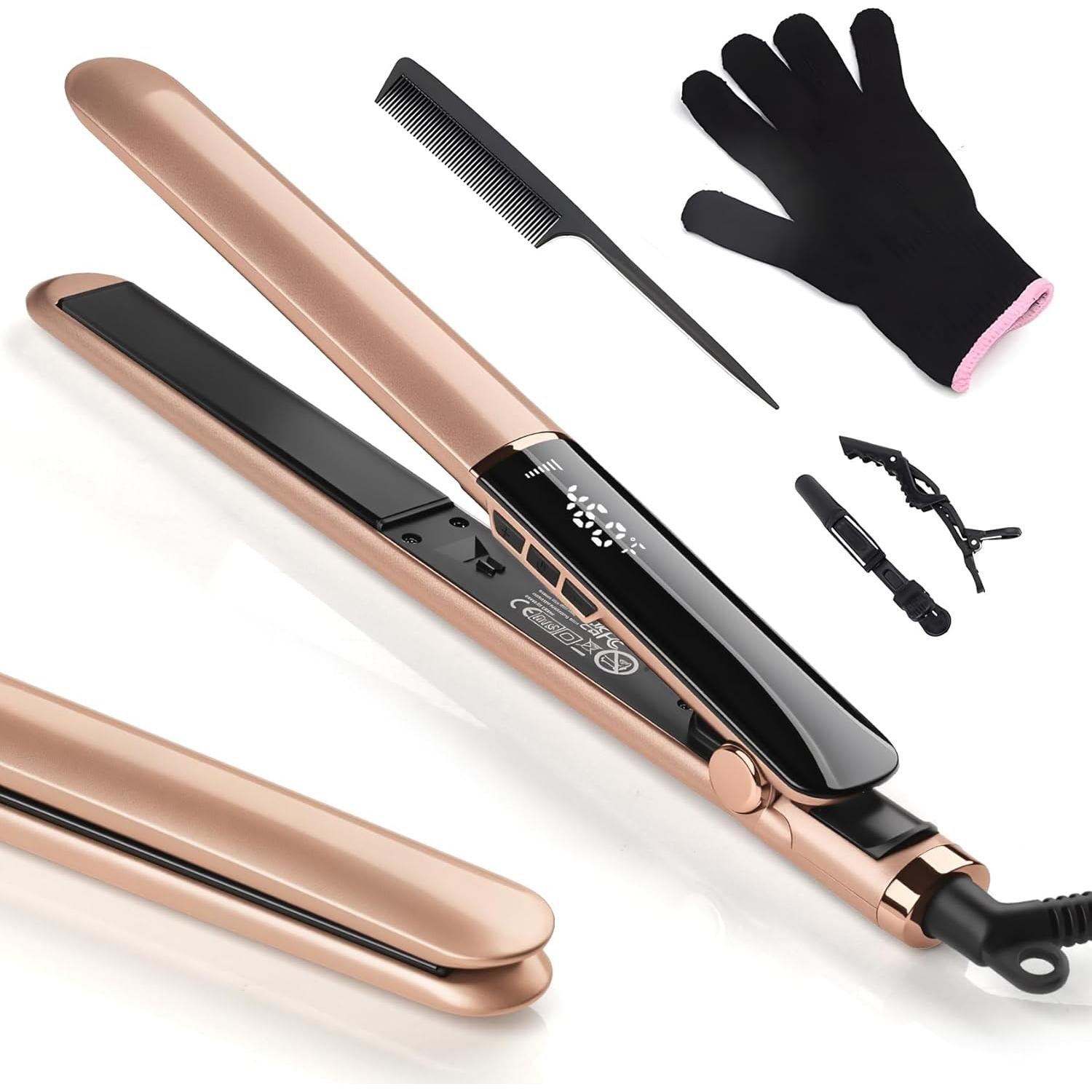 Plancha y Rizador de Pelo 2 en 1 Shenzhen Kangsheng 150-230°C