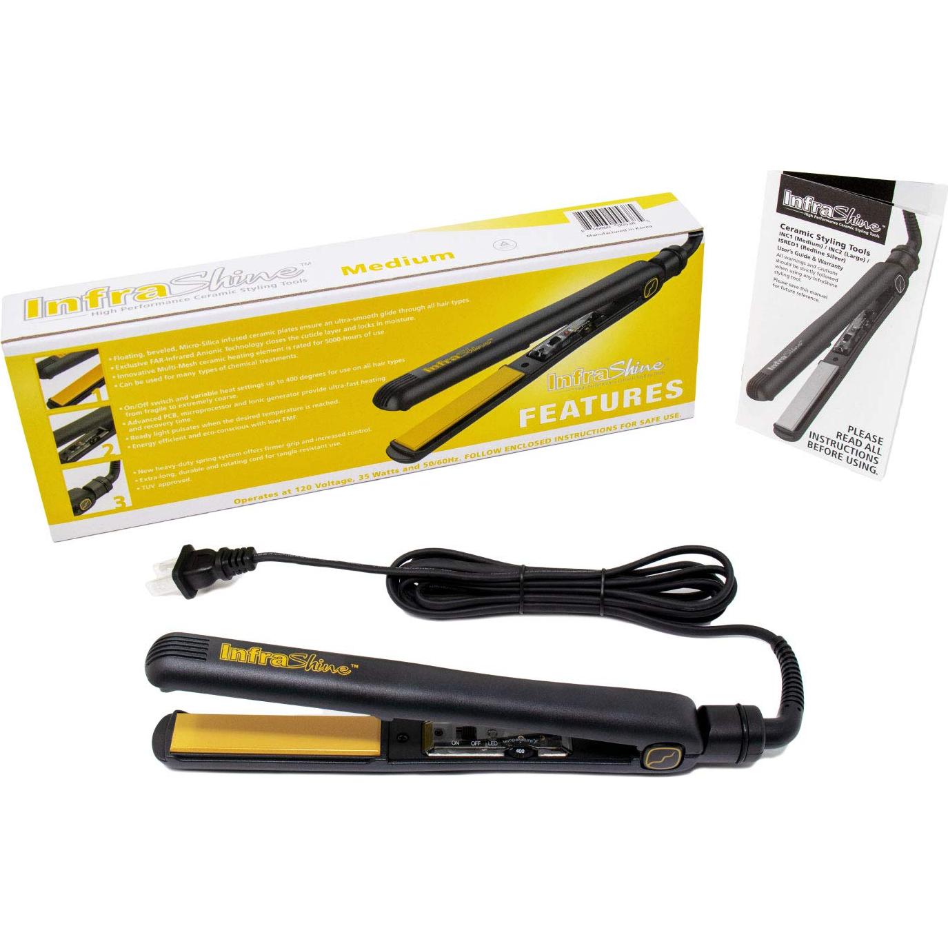Plancha de Cabello Infrashine Original 1" Cerámica - 204°C