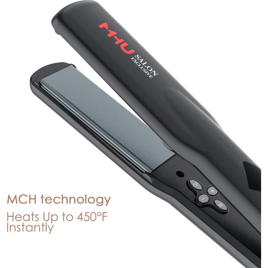 Plancha de Pelo Profesional MHU 2 en 1 Cerámica 3.18 cm