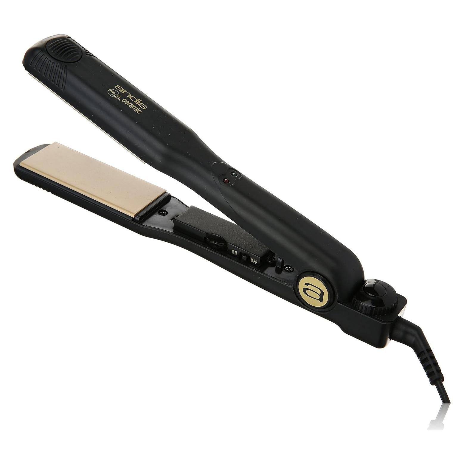 Plancha de Pelo Cerámica Andis 1.5" Negra 204°C 20 Niveles