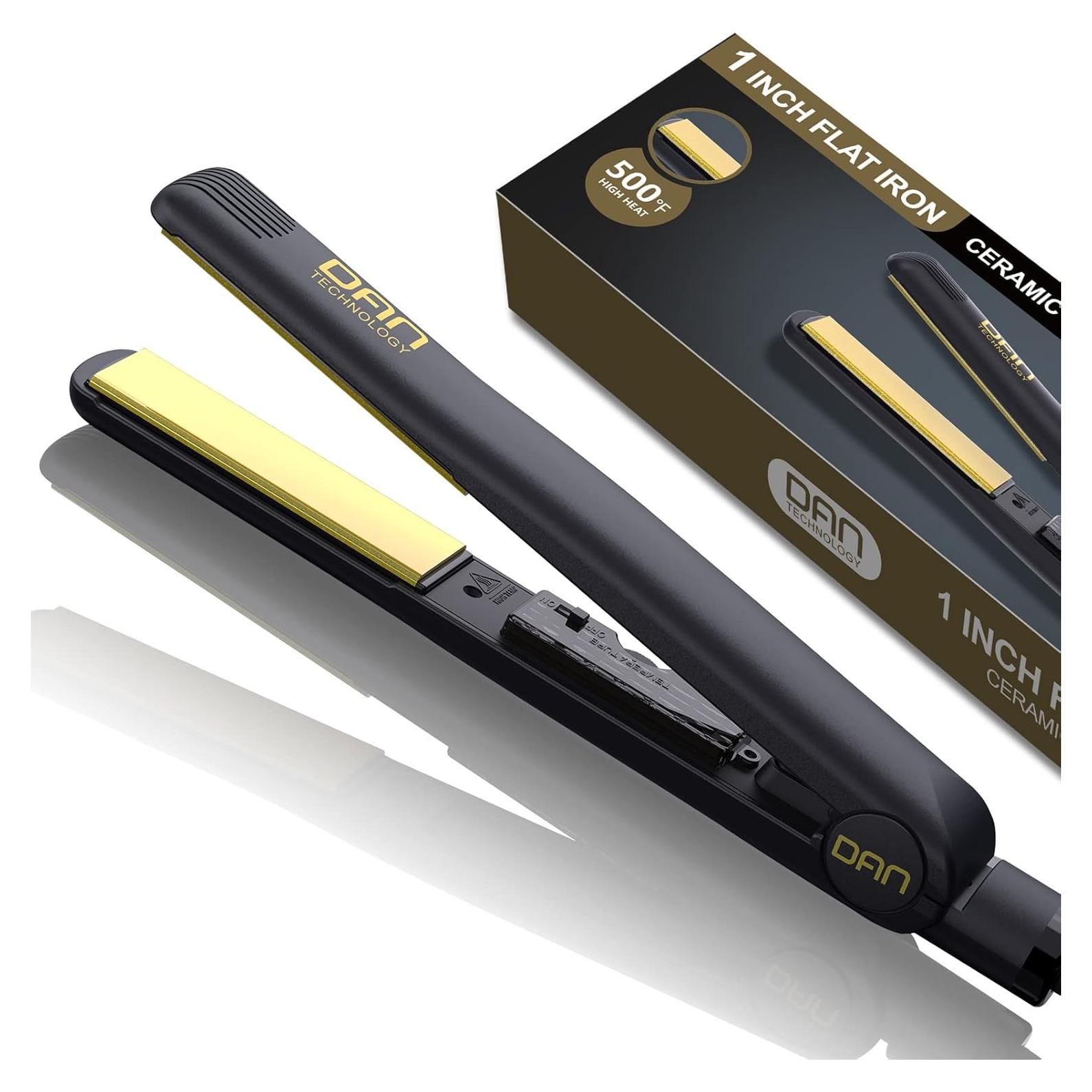 Plancha de Cerámica 2 en 1 DAN Technology Oro 500°F