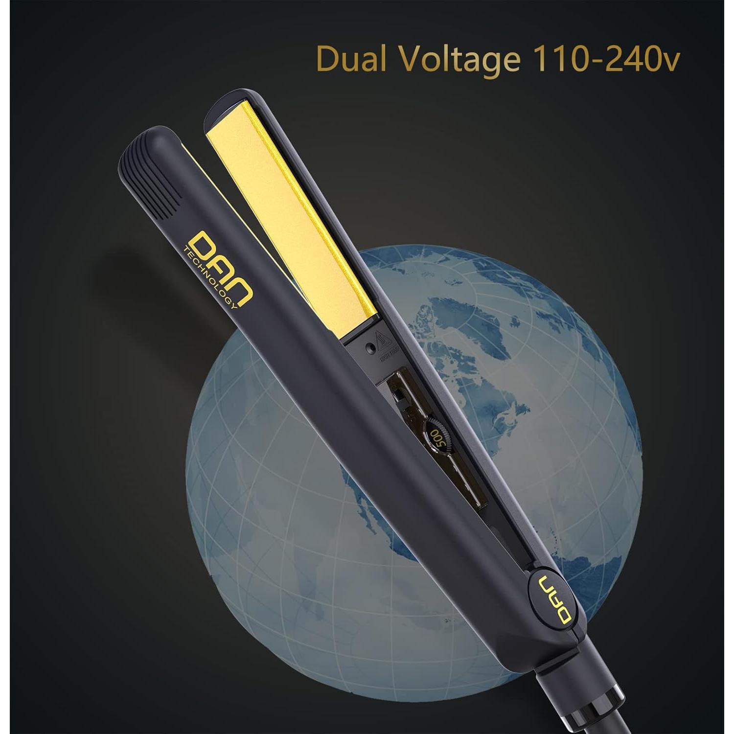 Plancha de Cerámica 2 en 1 DAN Technology Oro 500°F