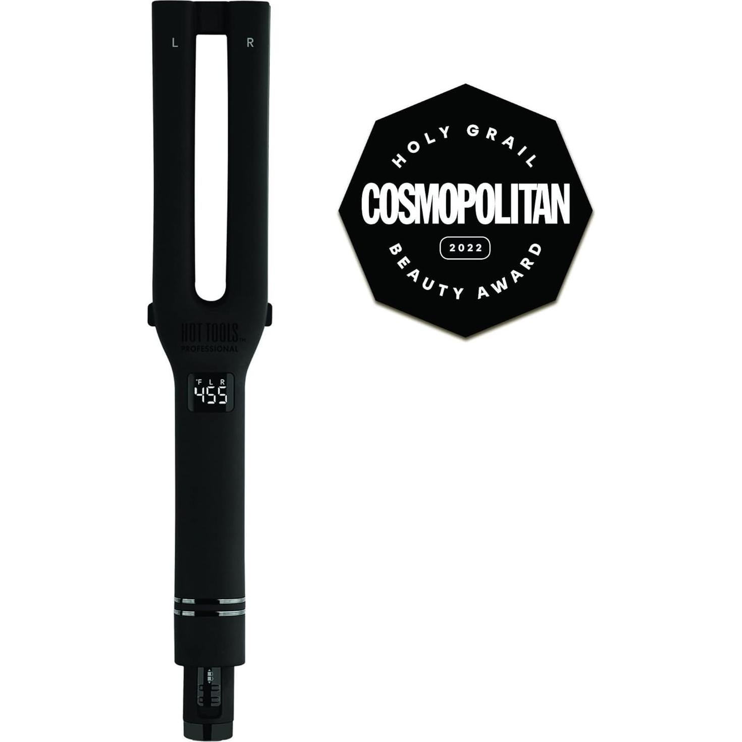 Plancha de Pelo Doble Placa Oro Negro Hot Tools Pro 1.27 cm