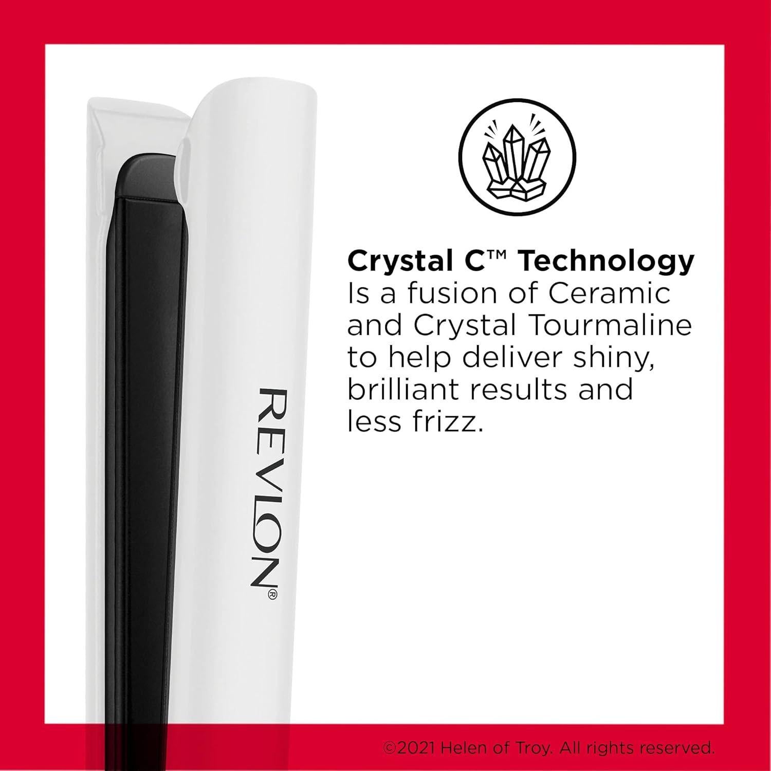 Plancha de Cabello Revlon Crystal C 2.54 cm Digital Cerámica