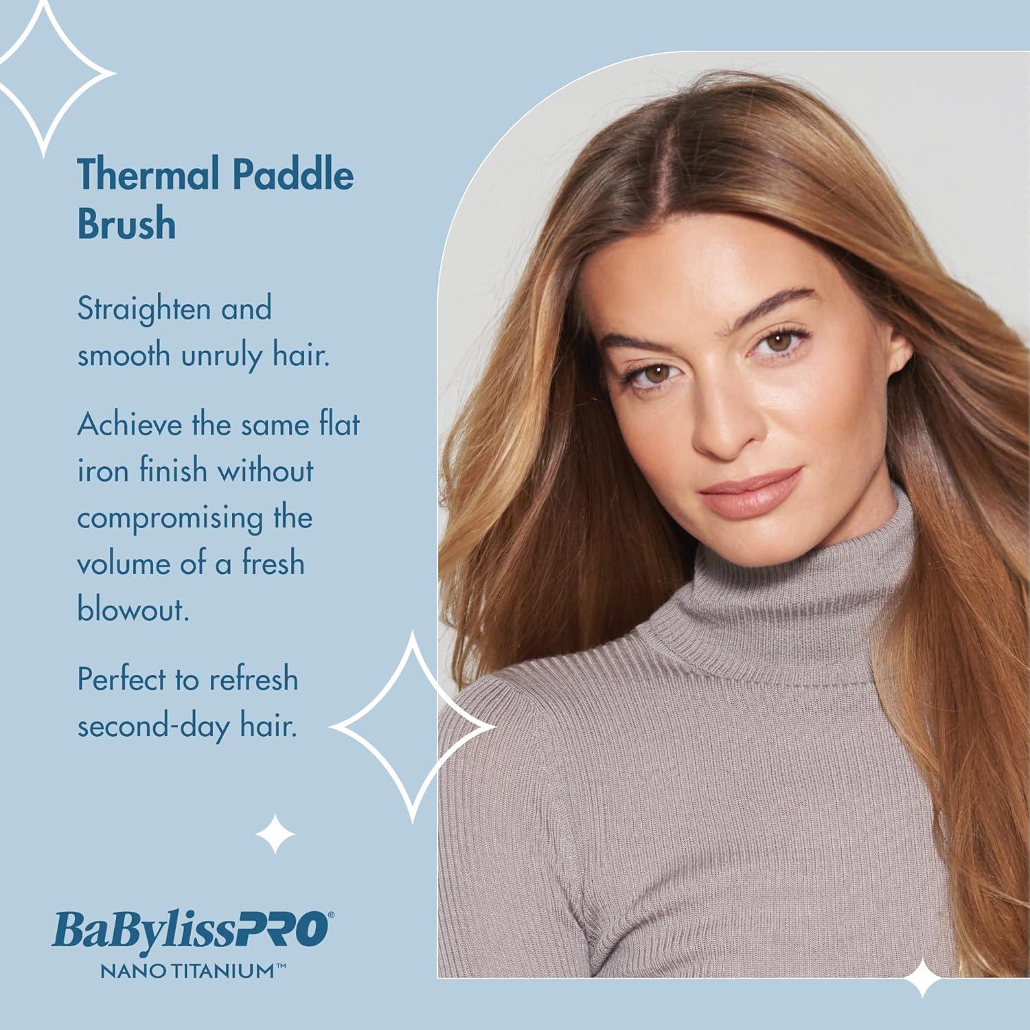 Cepillo Térmico Paddle BaBylissPRO Nano Titanium 35.6cm