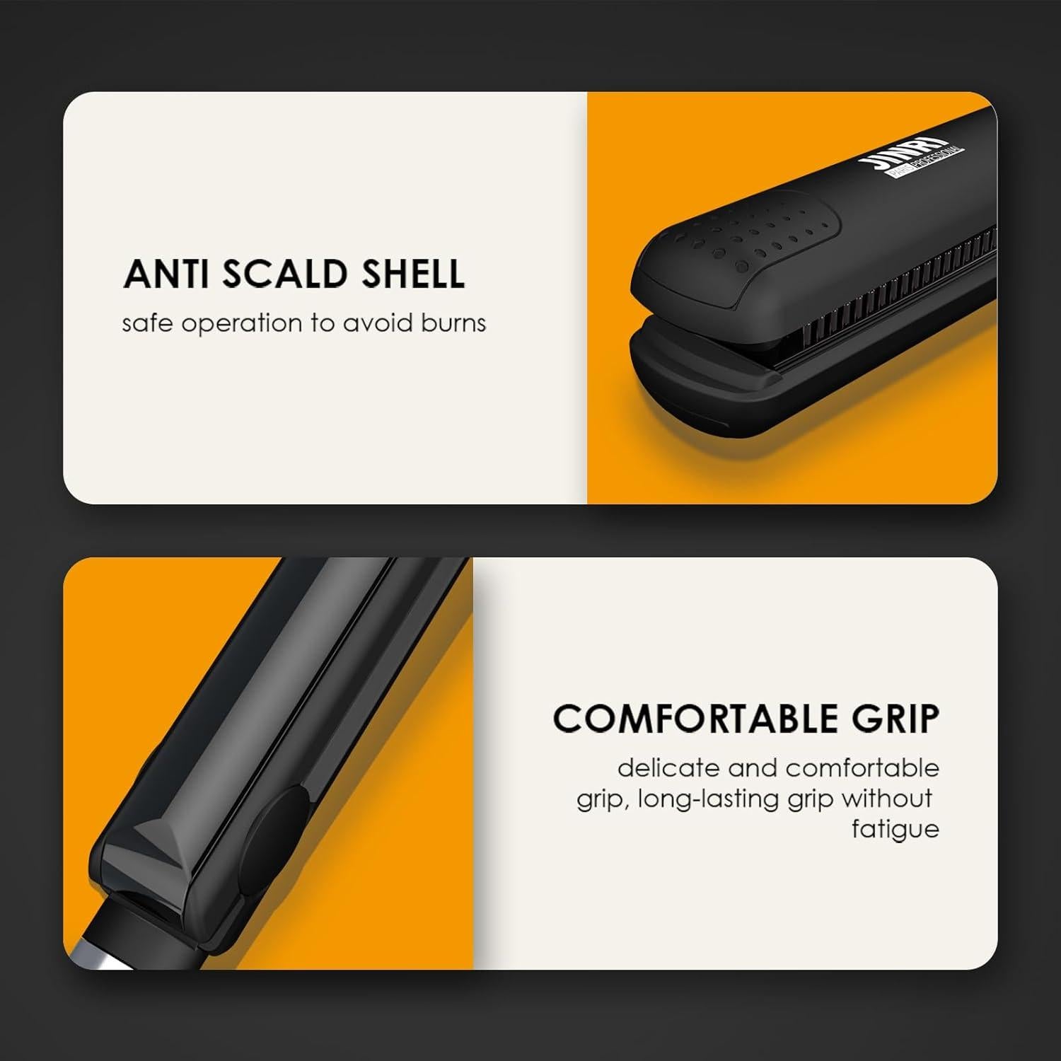 Plancha Alisadora y Rizador JINRI Cerámica Tourmalina 1"