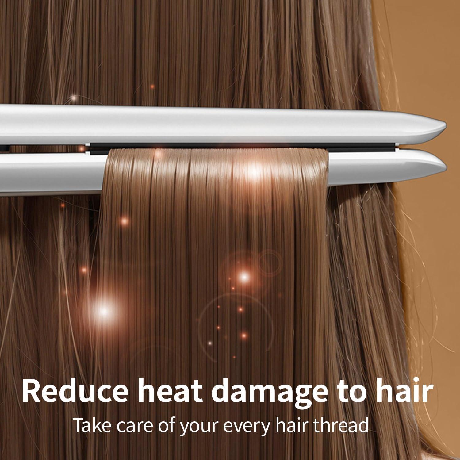 Plancha de Pelo Cerámica Brillo Terapia 1" con Aceite de Argán