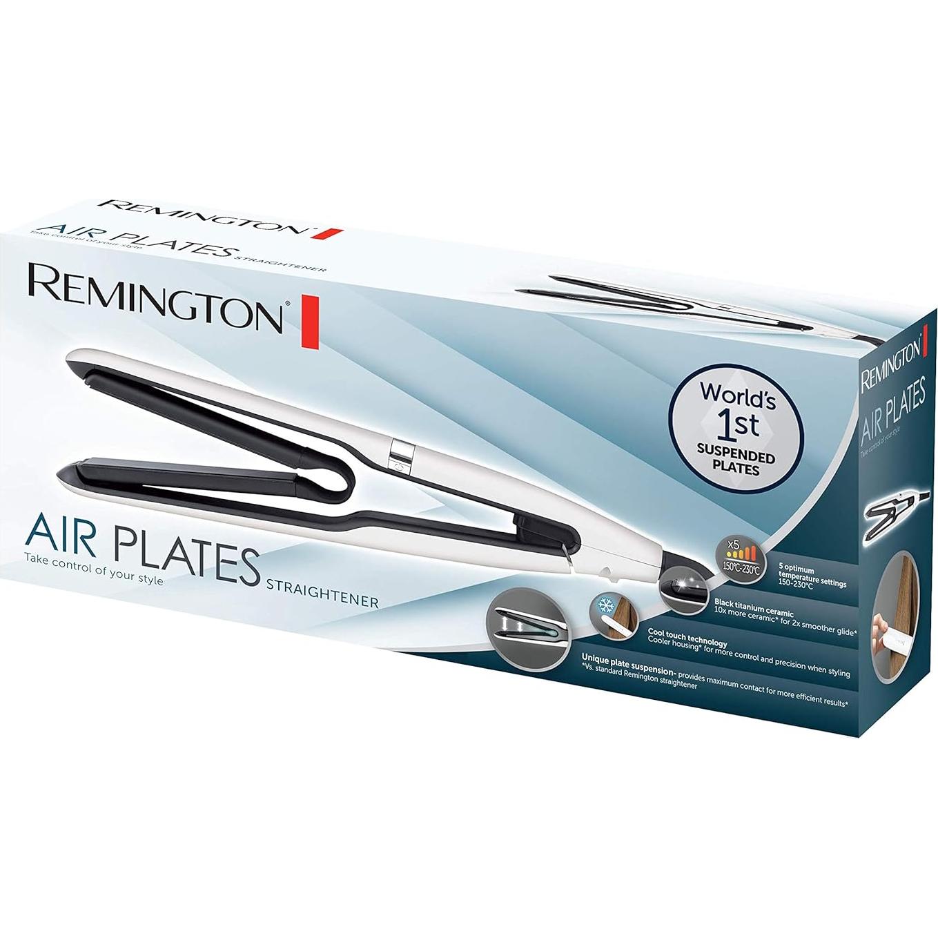 Plancha Alisadora Remington Air3D Slim 4.4 cm Cerámica Titanio