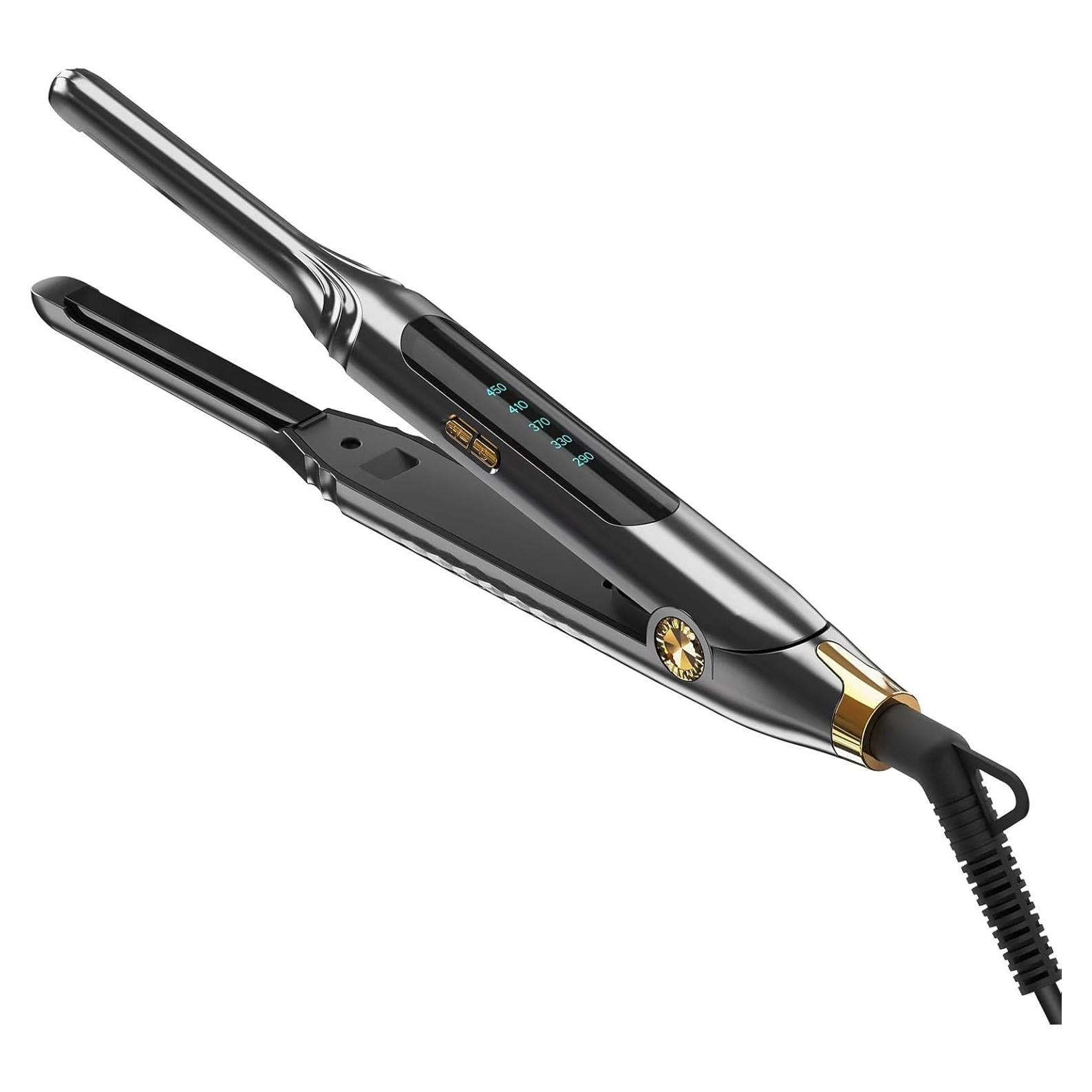 Plancha de Cabello Pequeña Mvxitanny 3/10'' Gris - Doble Voltaje