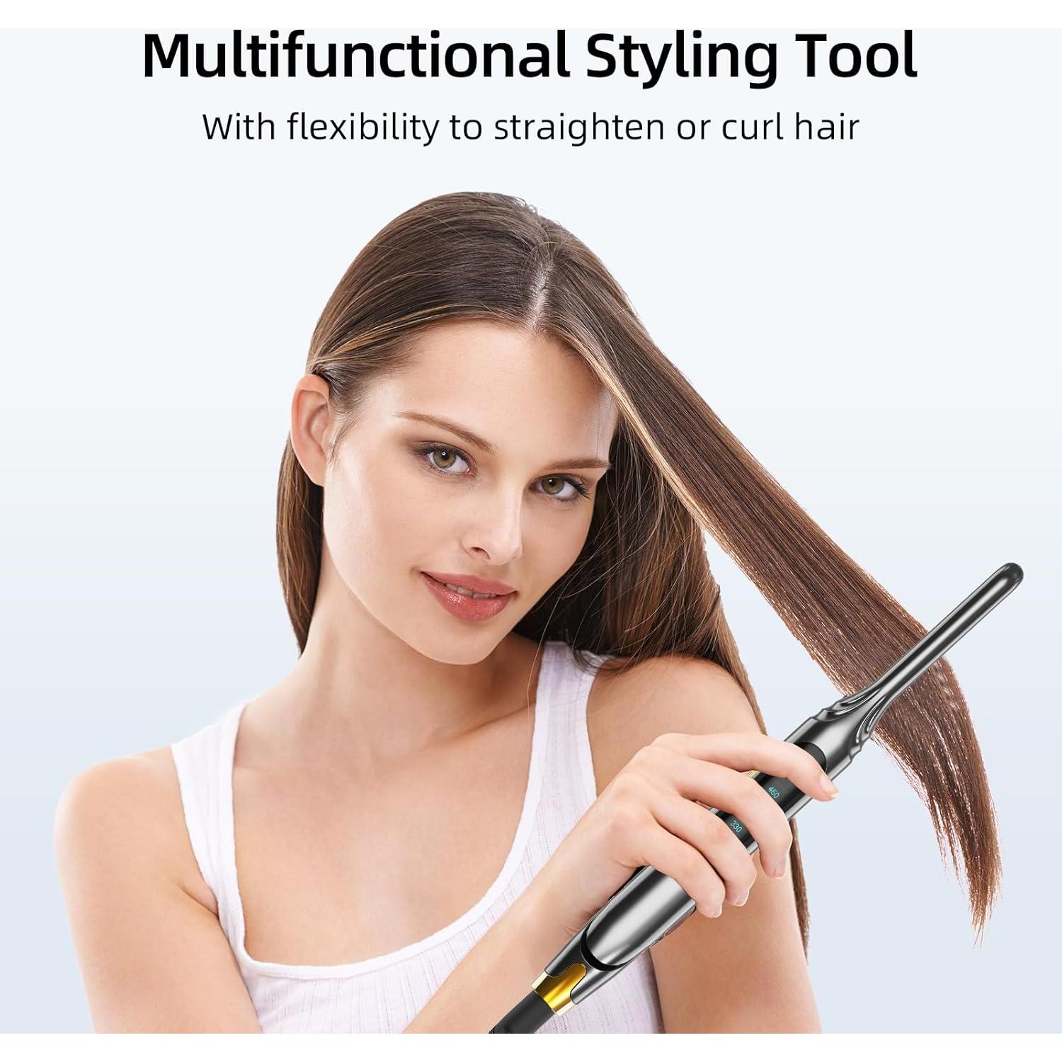 Plancha de Cabello Pequeña Mvxitanny 3/10'' Gris - Doble Voltaje