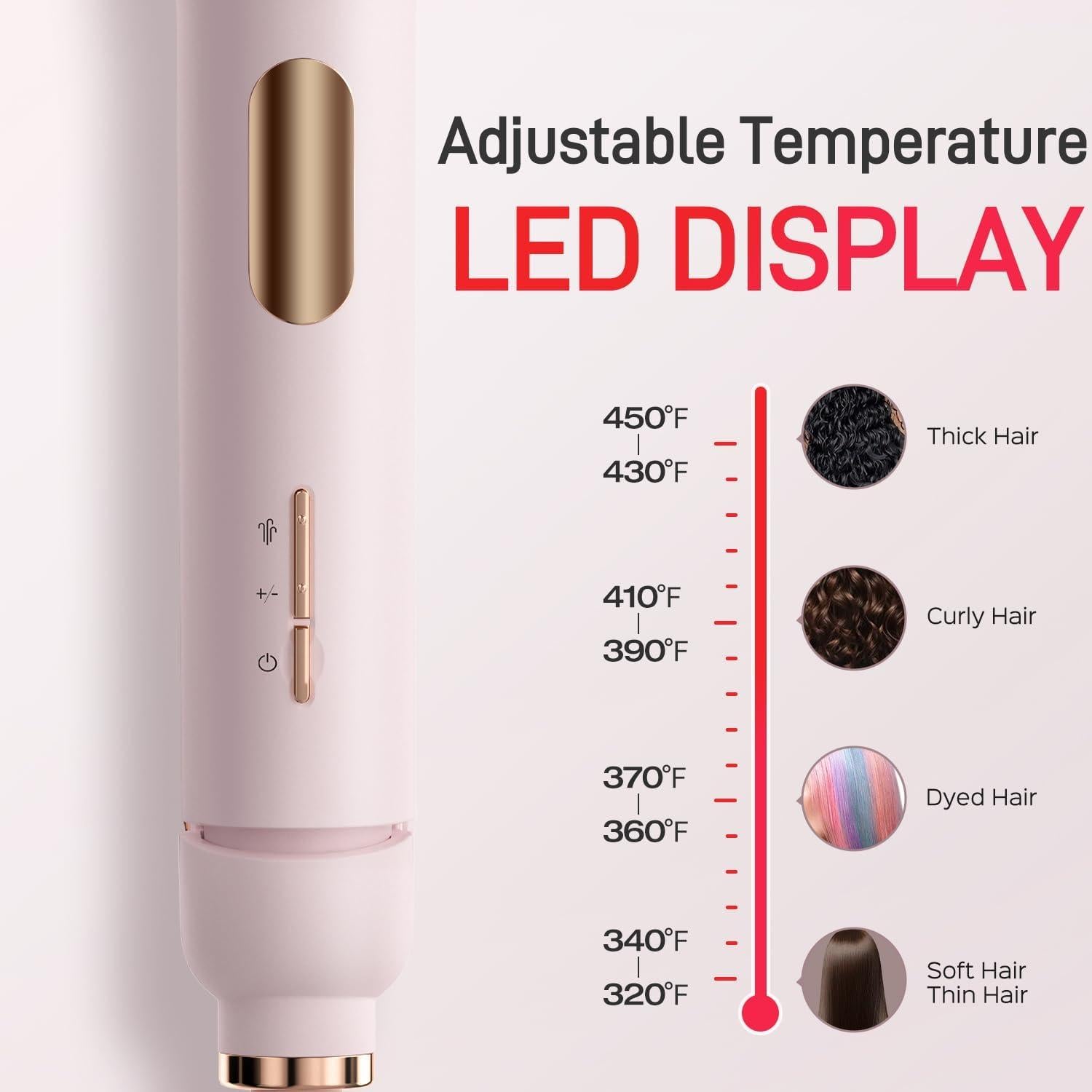 Plancha de Vapor LENA H11, Alisado Profesional con Titanio