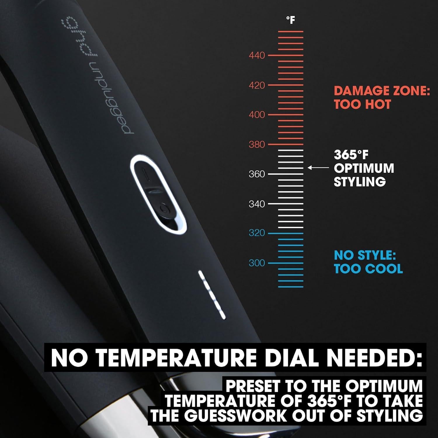 Plancha de Pelo Inalámbrica ghd Unplugged - 1" Profesional