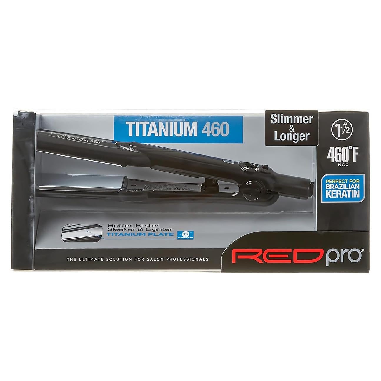 Plancha de Pelo RED Pro Titanium 460 Styler 1.5" 232°C