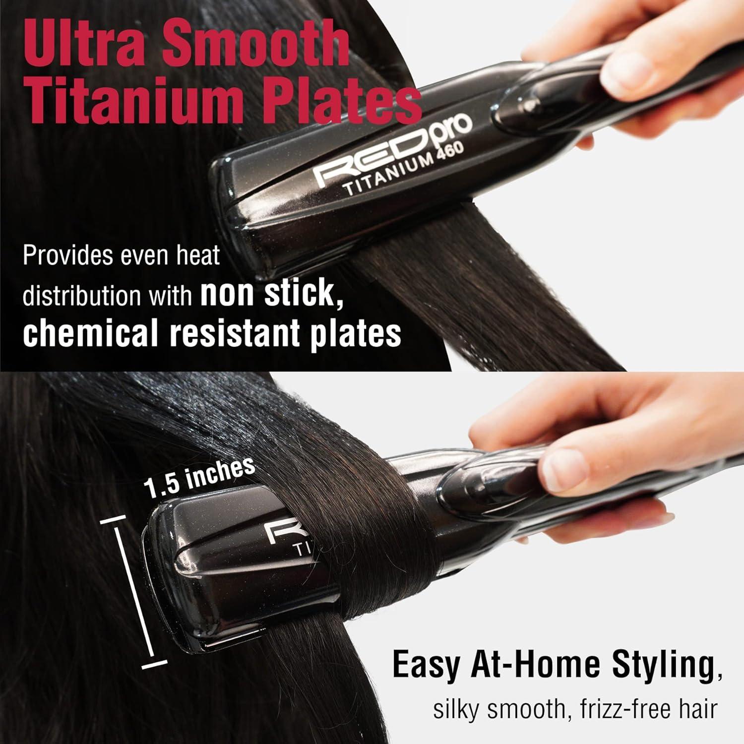 Plancha de Pelo RED Pro Titanium 460 Styler 1.5" 232°C