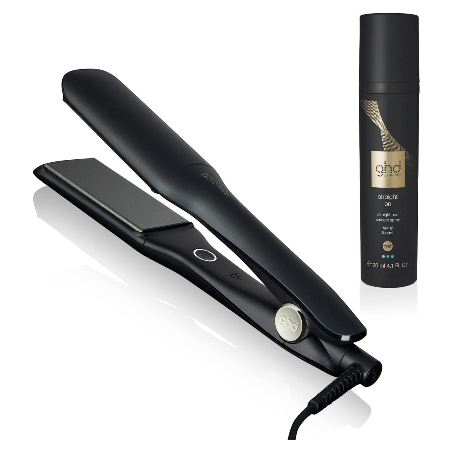 Plancha de Pelo GHD Max Styler 2" + Spray Straight On 121.9ml
