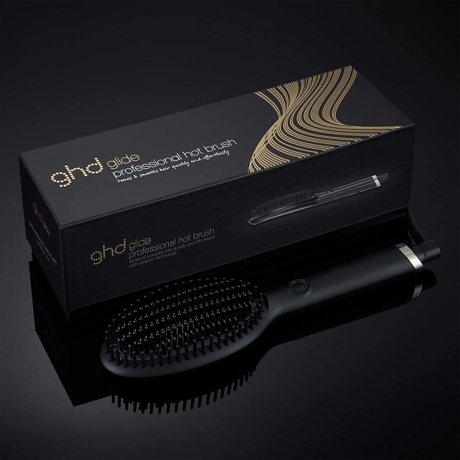 Cepillo Secador Alisador ghd Glide 2 en 1 Cerámica Negro