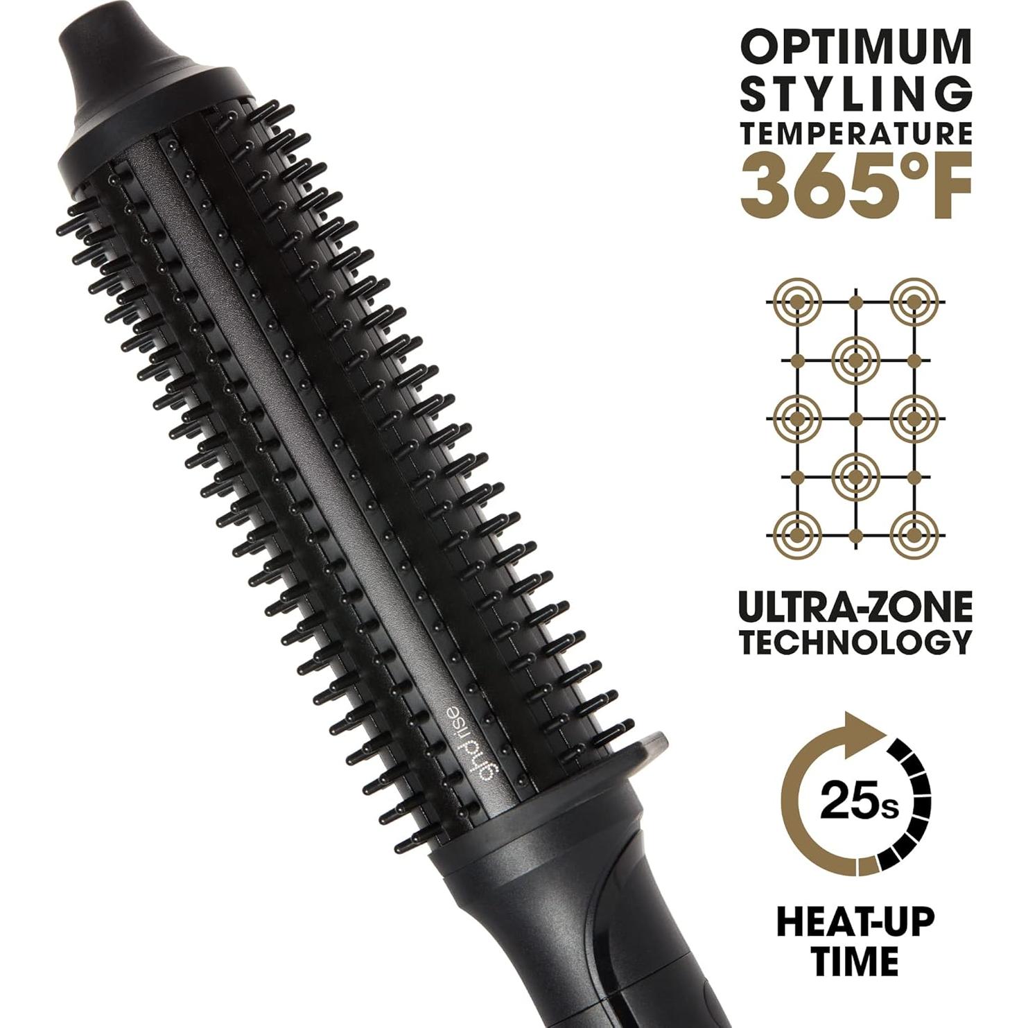 Cepillo de Aire Caliente ghd Glide & Rise - 365°F, Negro