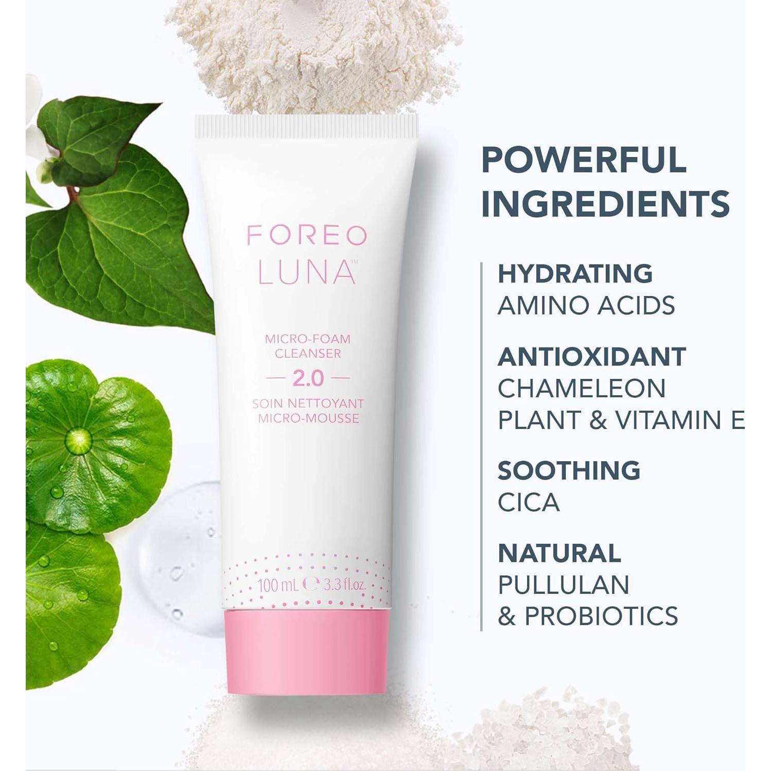 FOREO LUNA 4 go Face Cleansing Brush & Firming Massager | Premium Face Care | Enhances Absorption of Facial Skin Products | Simple Skin Care Tools | For All Skin Types