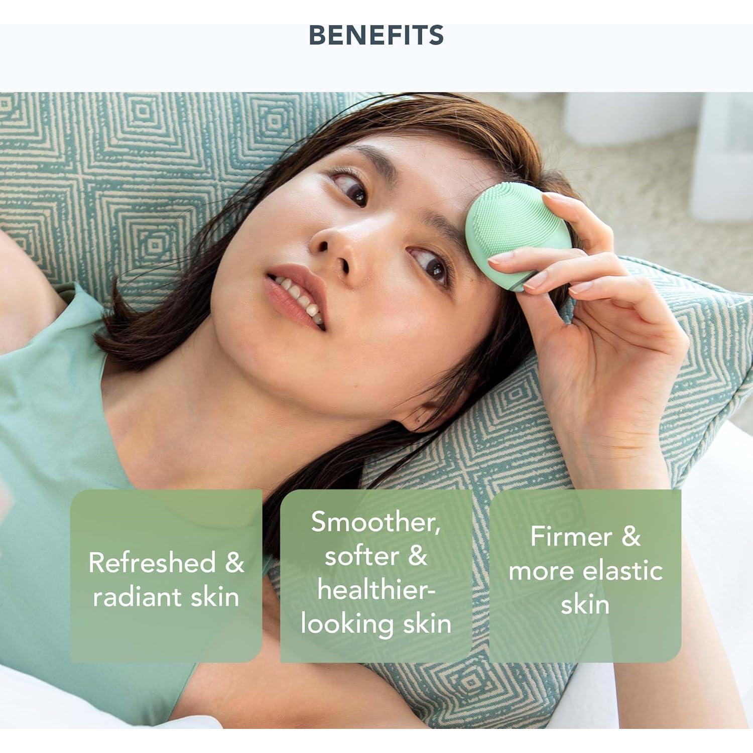 FOREO LUNA 4 go Face Cleansing Brush & Firming Massager | Premium Face Care | Enhances Absorption of Facial Skin Products | Simple Skin Care Tools | For All Skin Types