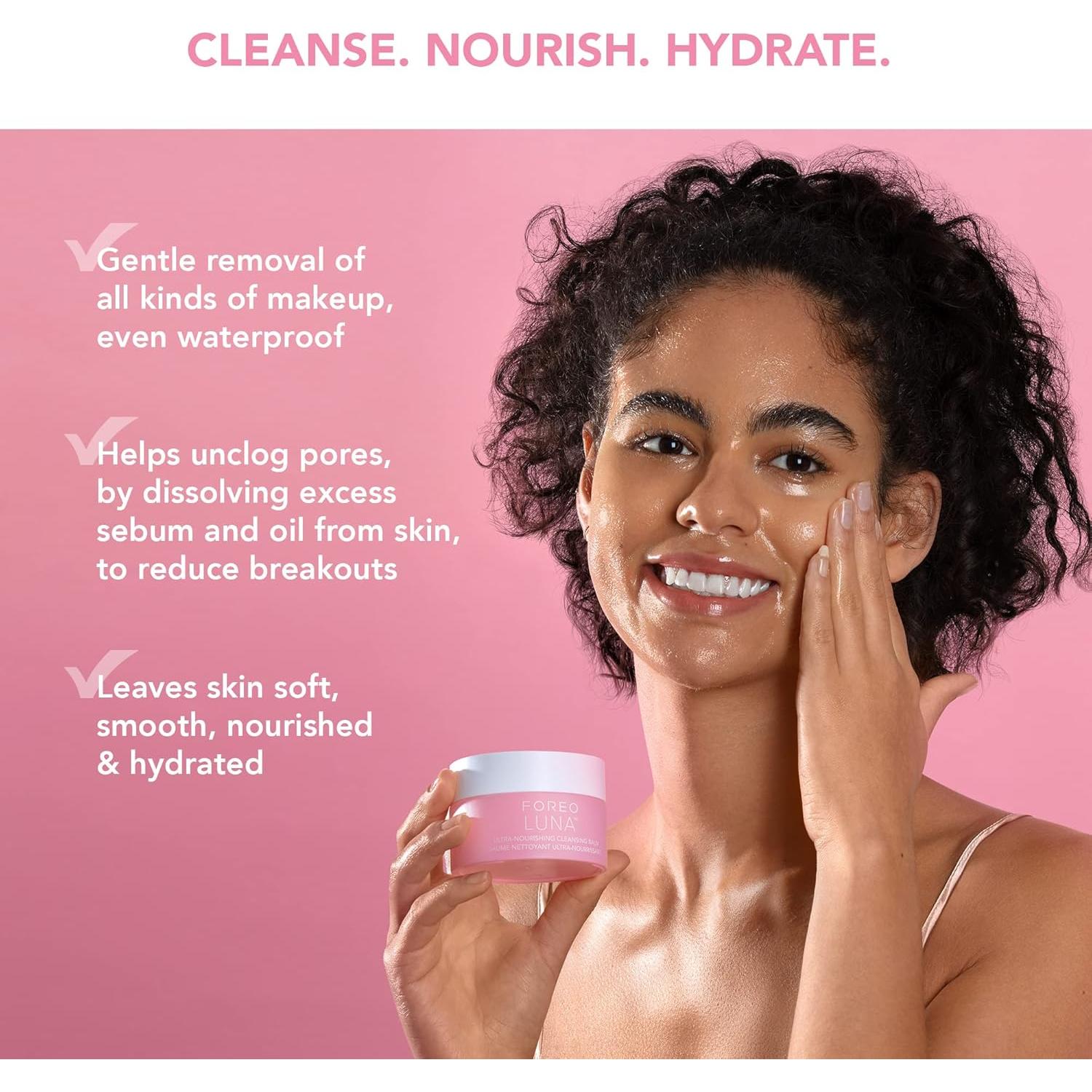 Bálsamo Limpiador Nutritivo FOREO LUNA 75 ml - Desmaquillante Vegano