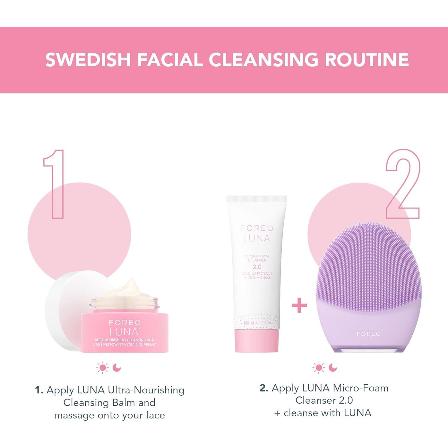 Bálsamo Limpiador Nutritivo FOREO LUNA 75 ml - Desmaquillante Vegano