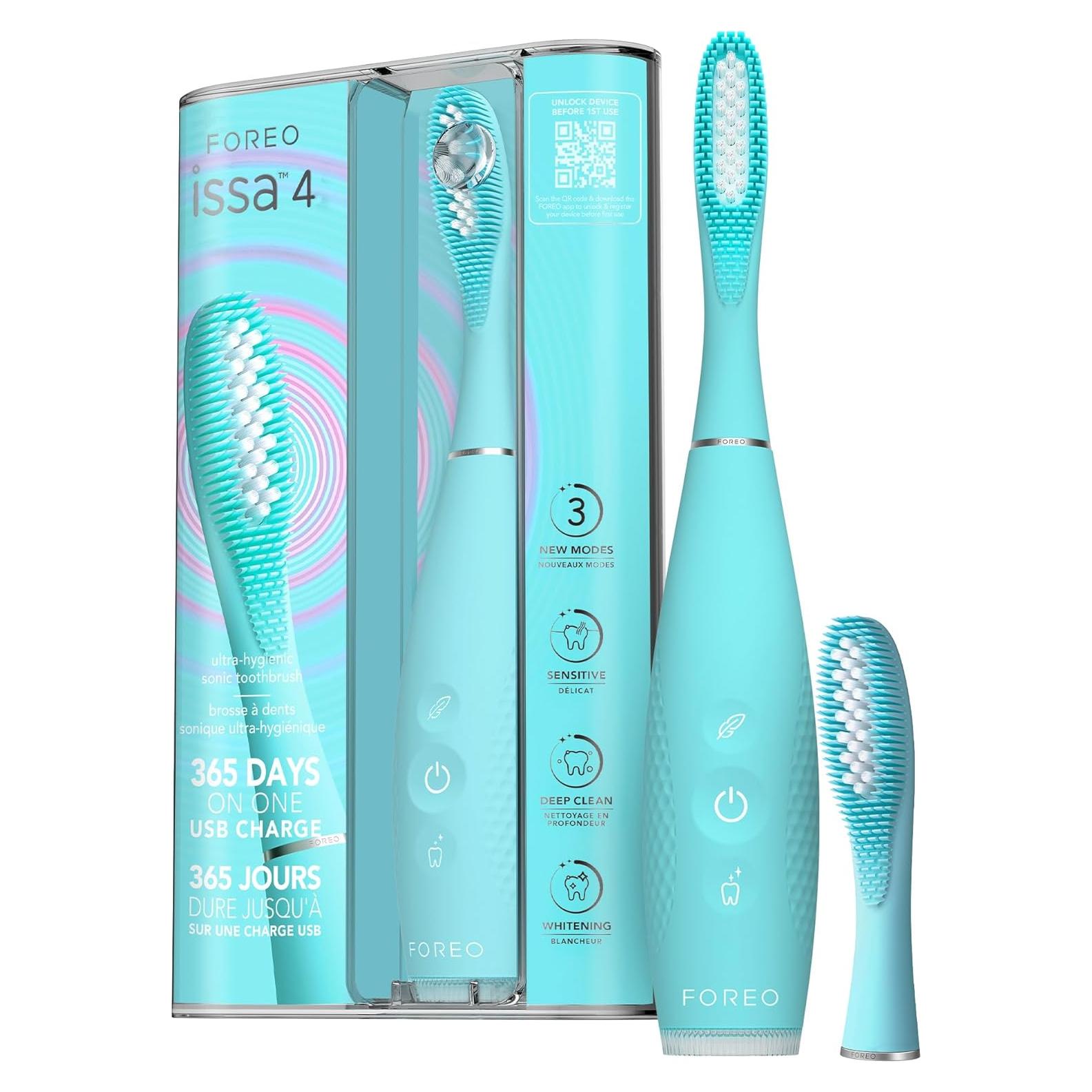 Cepillo de Dientes Eléctrico FOREO ISSA 4 - 4 en 1 Azul Ártico