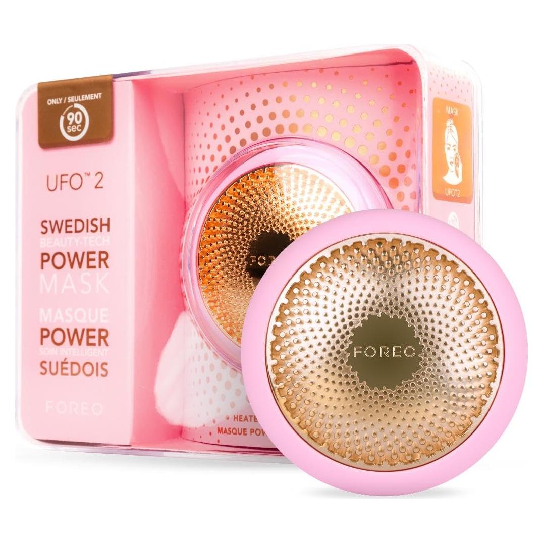FOREO UFO 2 Máscara Facial Calentamiento Hidratante Rosa Perla