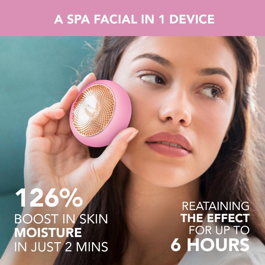 FOREO UFO 2 Máscara Facial Calentamiento Hidratante Rosa Perla