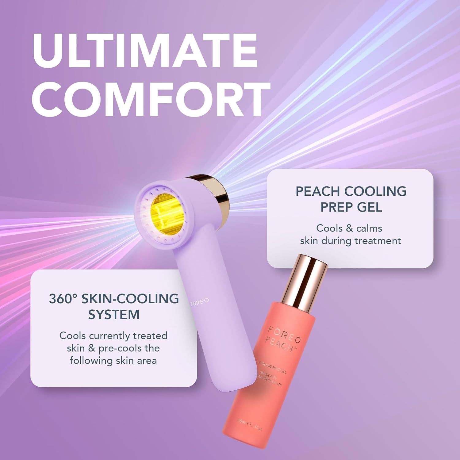 Epilador IPL FOREO DURAZNO 2 en Movimiento - Lavanda