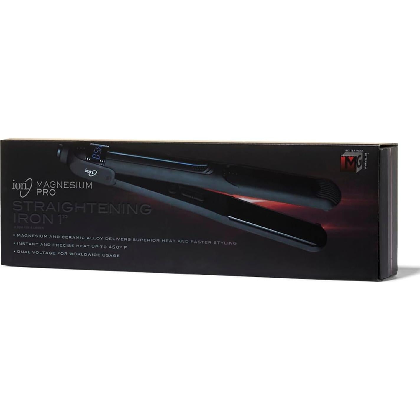 Plancha de Cabello Magnesio Ion Arcadia 1 Pulgada Cerámica