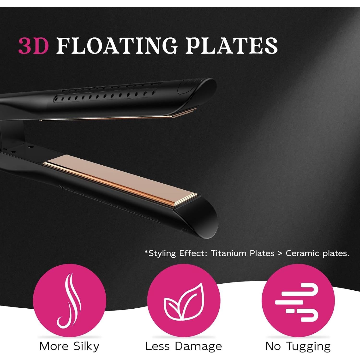 Plancha y Rizador SKIMI Airflow Styler Titanio 5 Temperaturas