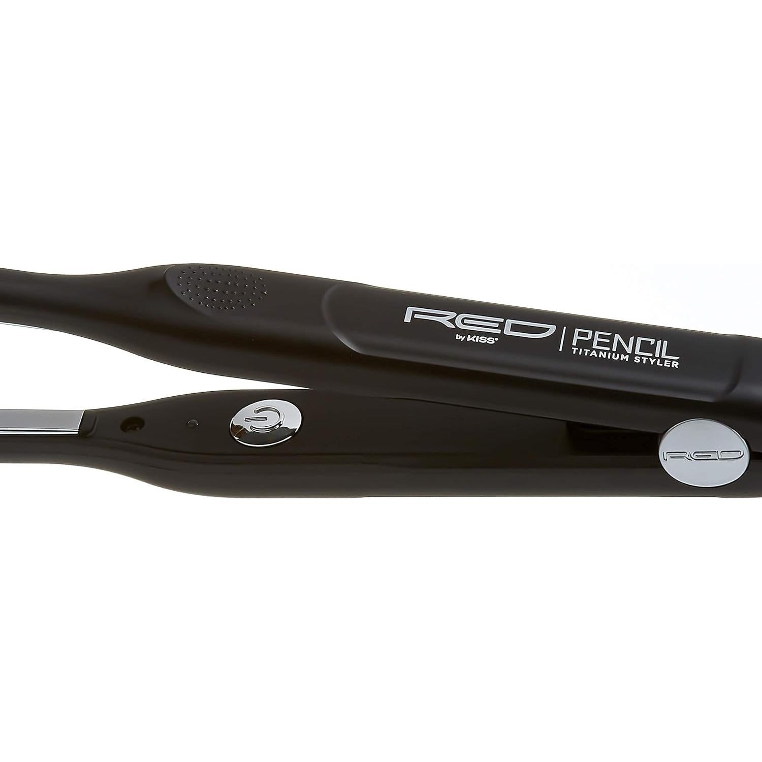 Plancha de Titanio Estilizador Lápiz RED by KISS 3 cm