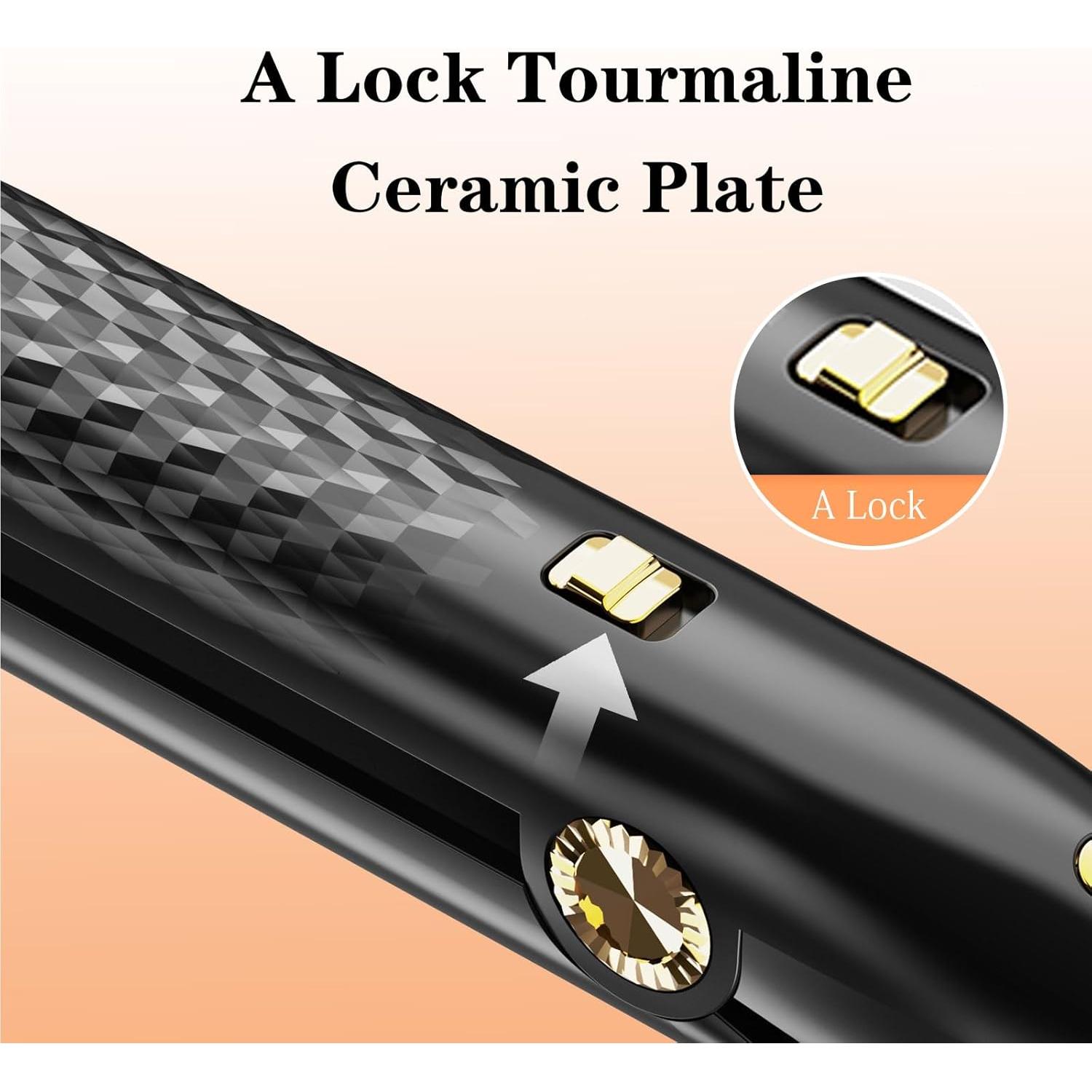 Plancha de Cabello Ficzcfy 0.76 cm Mini para Cabello Corto