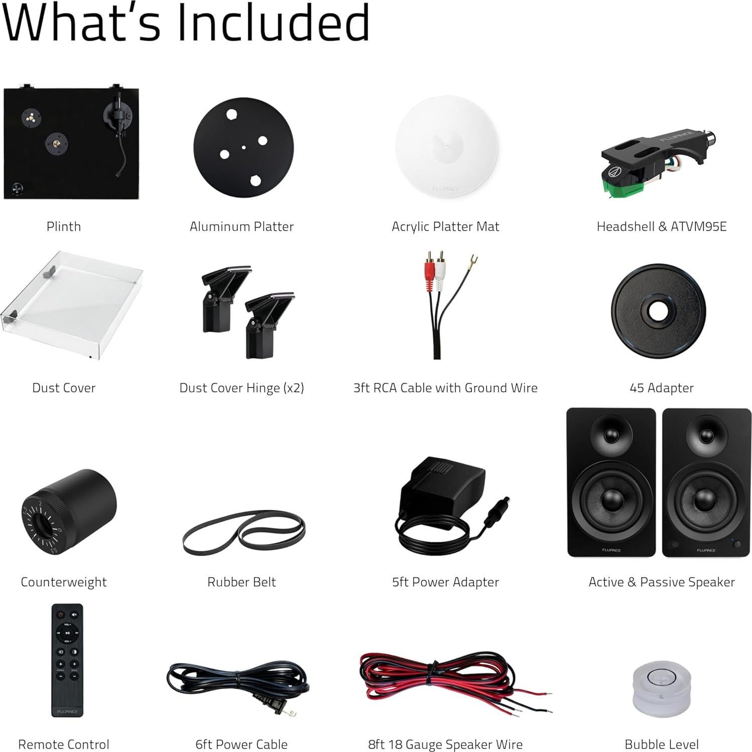 Giradiscos Fluance RT81+ y Altavoces Ai61 Estéreo