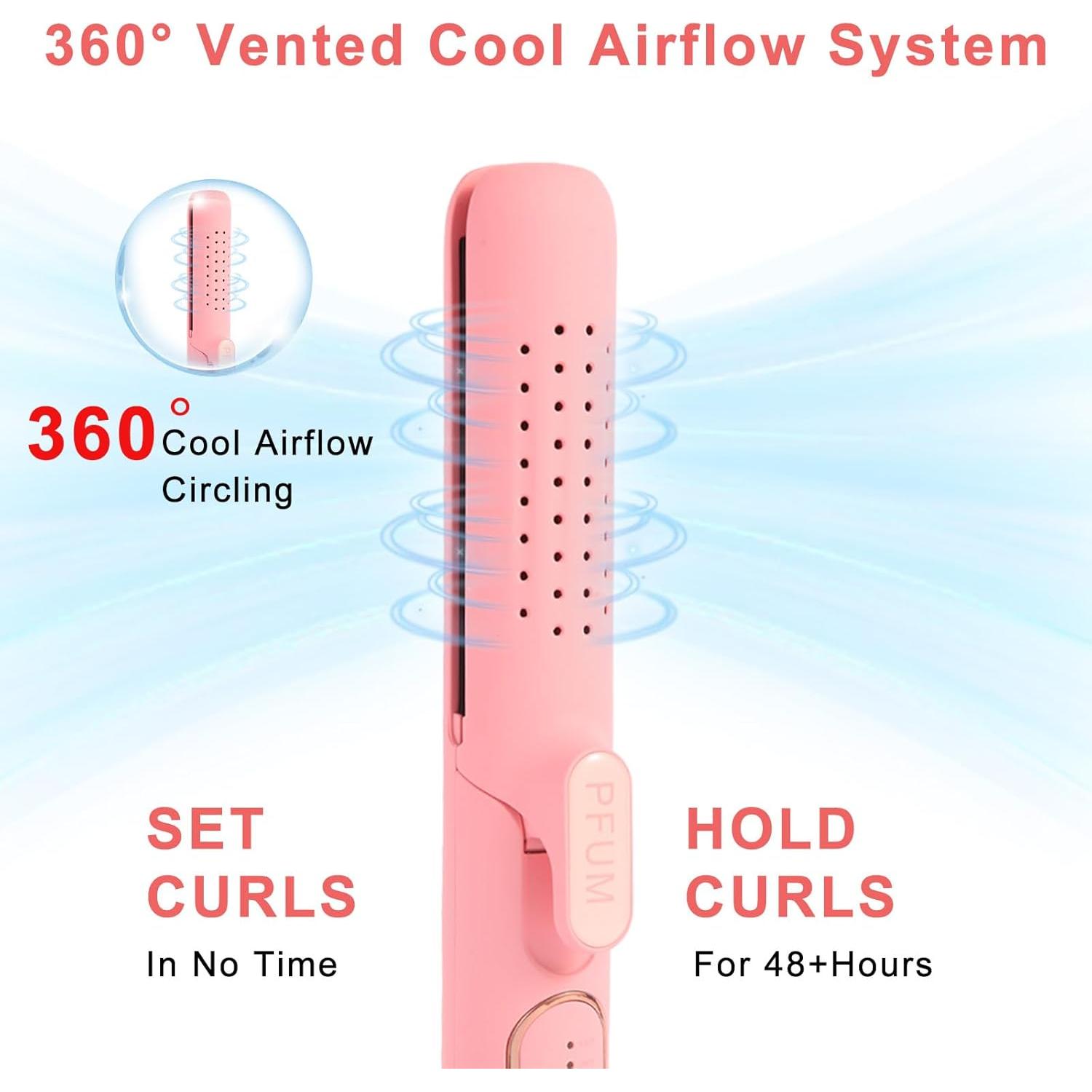 Plancha y Rizadora de Cabello PFUM A319 2 en 1 con 360° Airflow