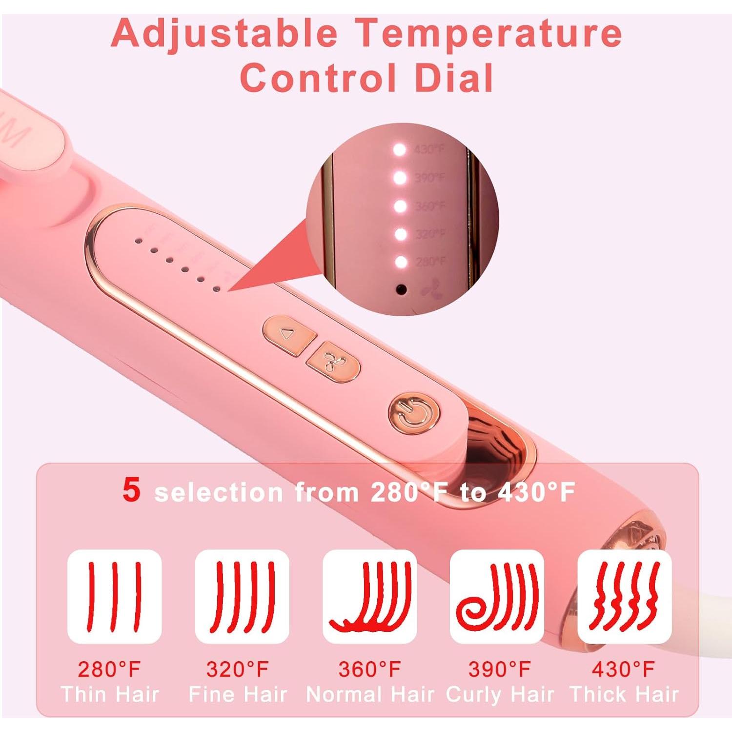 Plancha y Rizadora de Cabello PFUM A319 2 en 1 con 360° Airflow