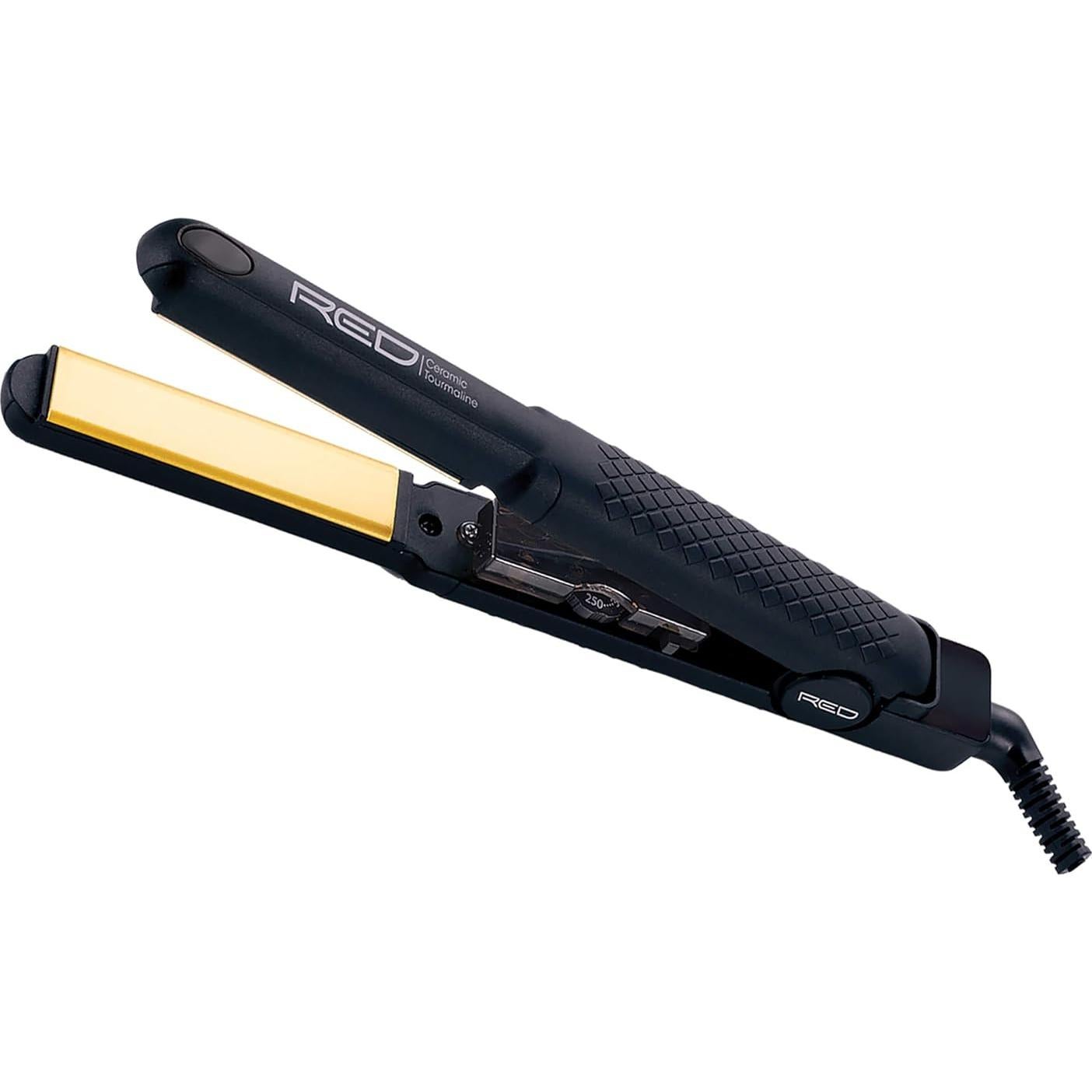 Plancha Profesional KISS de Cerámica Turmalina Roja 1.9 cm