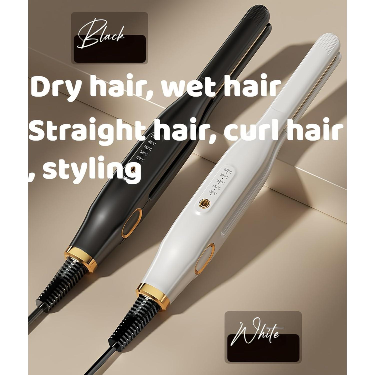 Mini Plancha de Cabello LEMATEEK 0.5" Cerámica Ajustable