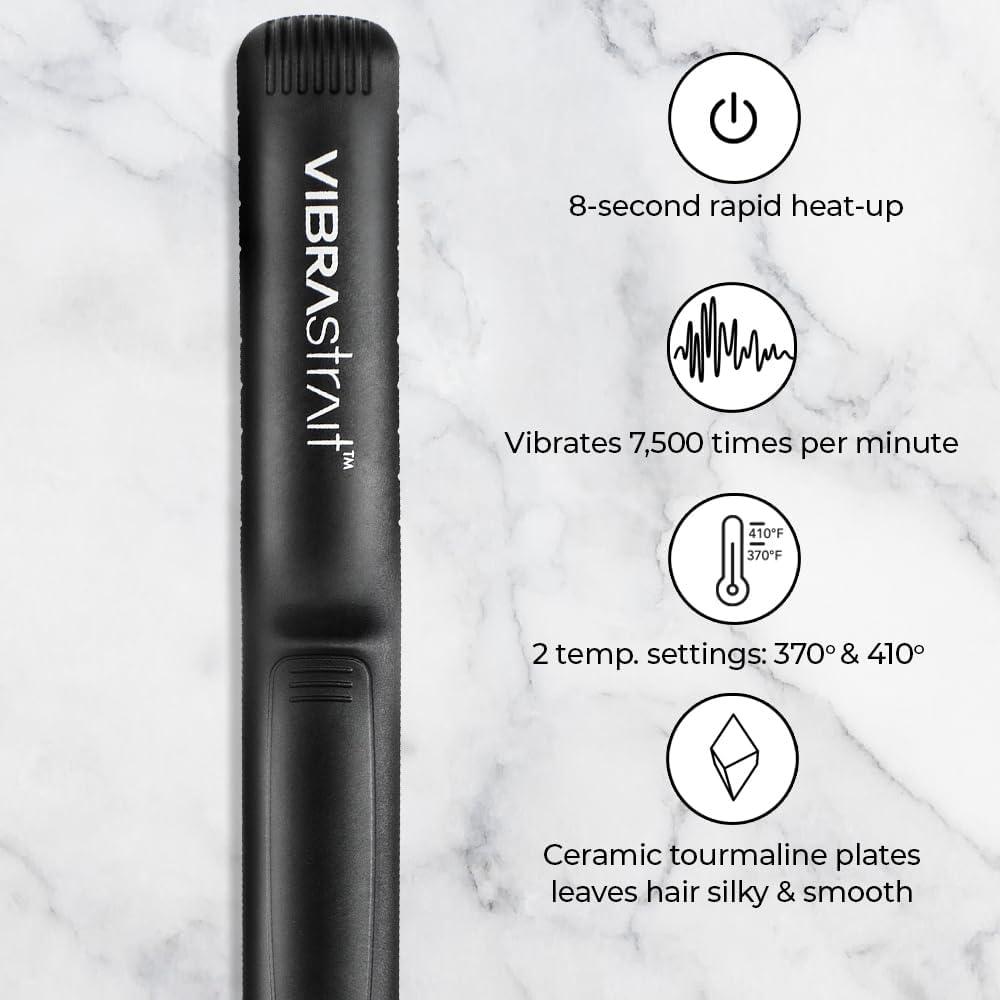 Plancha de Cerámica Vibrante Brocato 1 Pulgada Sin Frizz